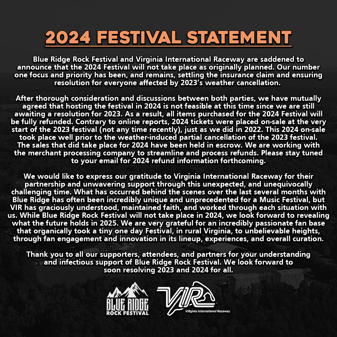 Blue Ridge Rock Fest North America's Largest Rock & Metal Festival